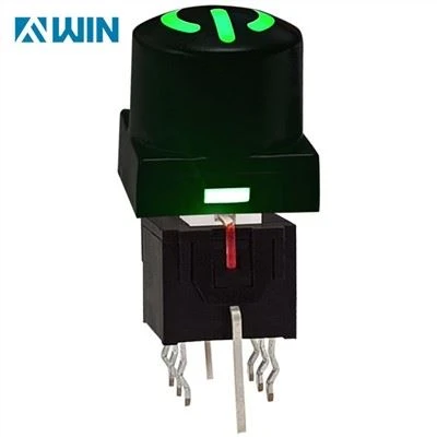 Illuminated Tactile Push Button Nrog Cap