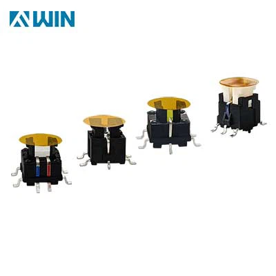 red-green bi-color led tact switch button